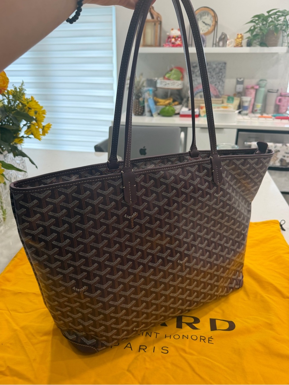 Goyard Goyardine Artois Burgundy